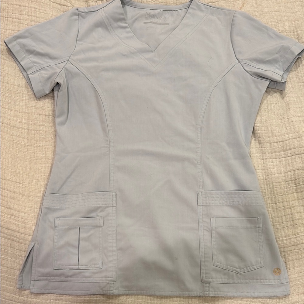 White Cross Marvella scrub top